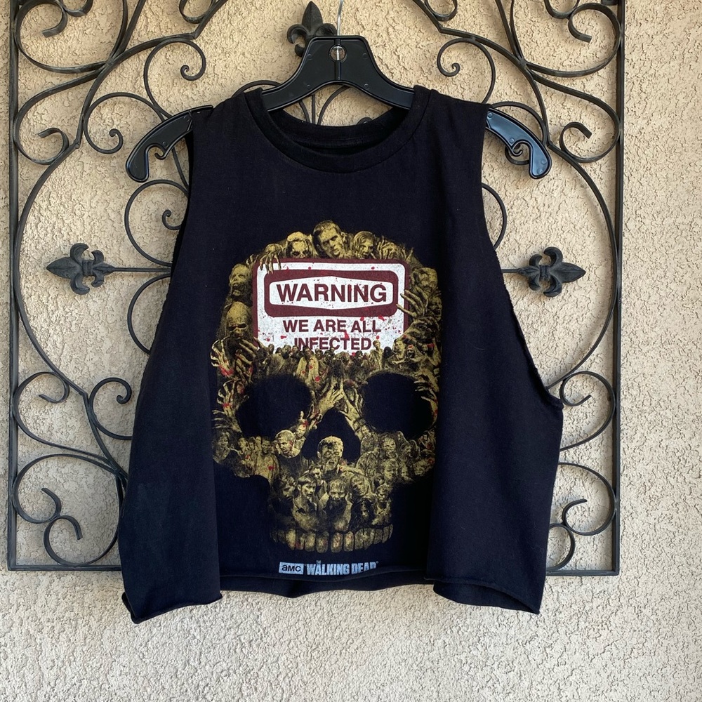 Walking dead crop top